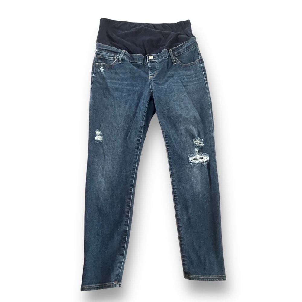 Gap Dark Wash Favorite Jegging Stretch Jeans Women’s Maternity 32/ 14 Short